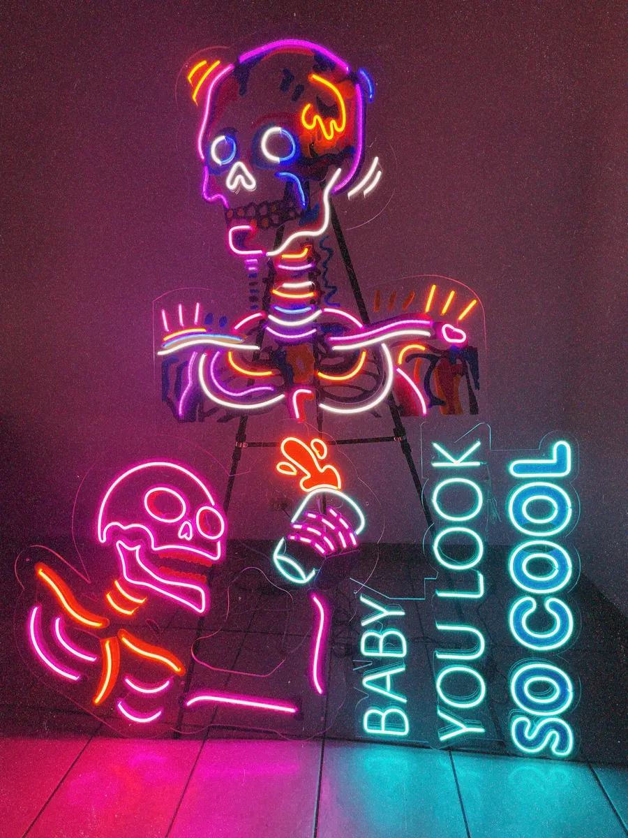 Otro ejemplo de letrero neon